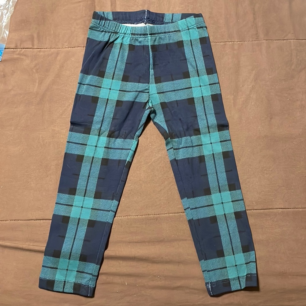 Plaid leggings
